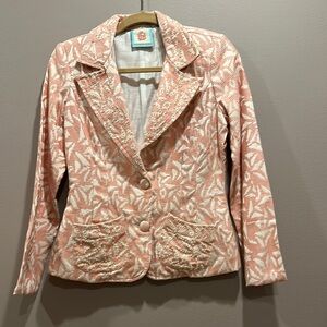 Alexandra Lozov Floral Pink Women's Jacket